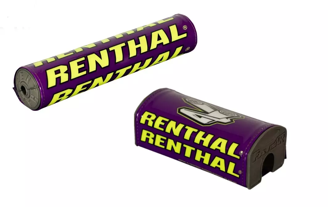 Mousse guidon RENTHAL Violet