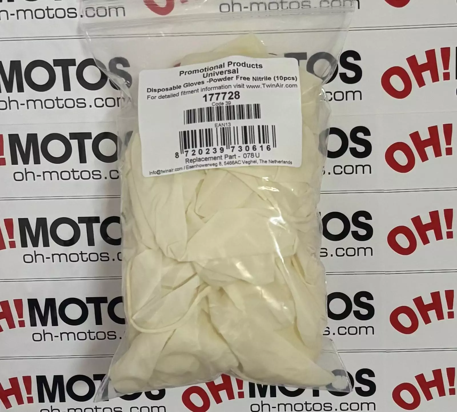 Pack de 10 gants jetables Twin Air