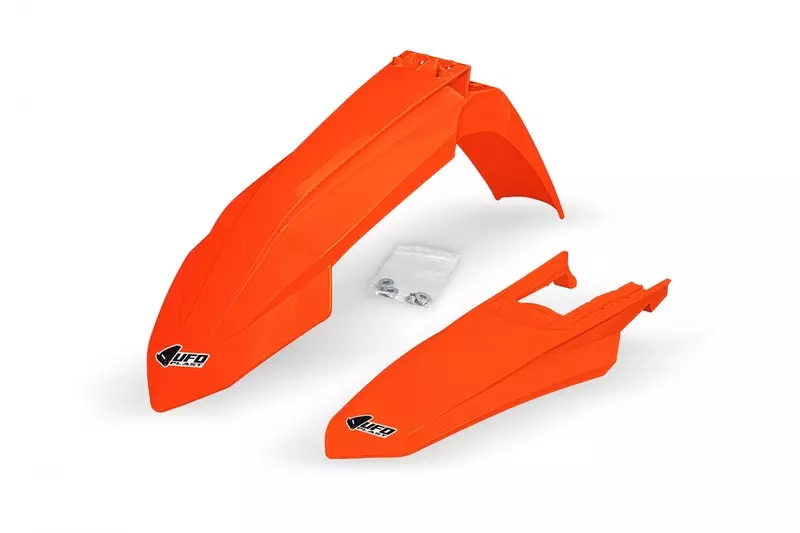 Kit garde boue UFO orange fluo KTM 250 SX-F
