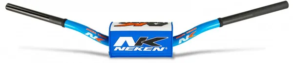 Guidon Neken diametre variable design conique Bleu Blanc