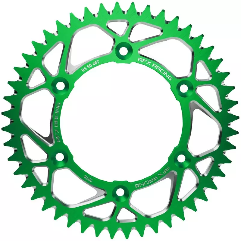 Couronne RFX Pro Series 50 dents vert Kawasaki 250 KX-F
