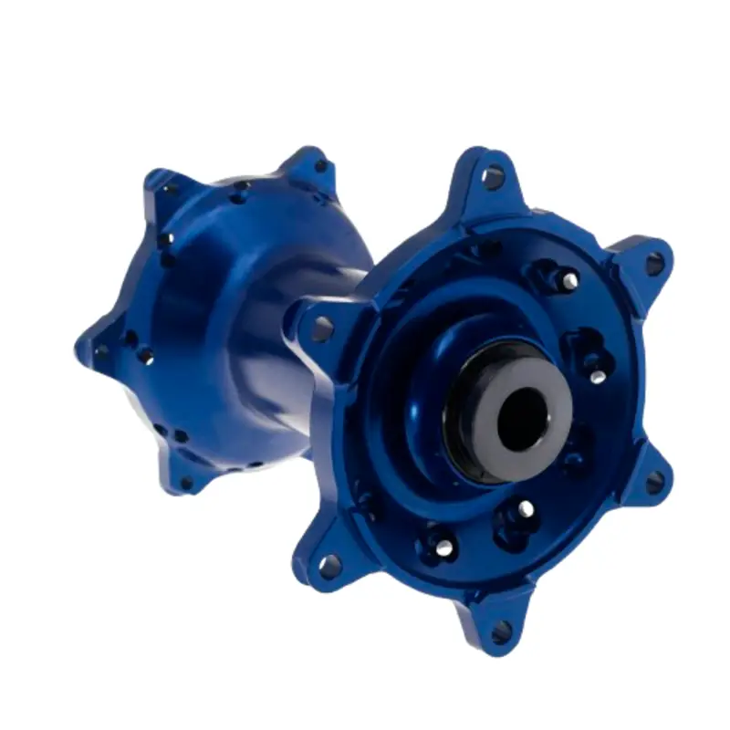 Moyeu Haan Wheels bleu avant Fantic 250 XX