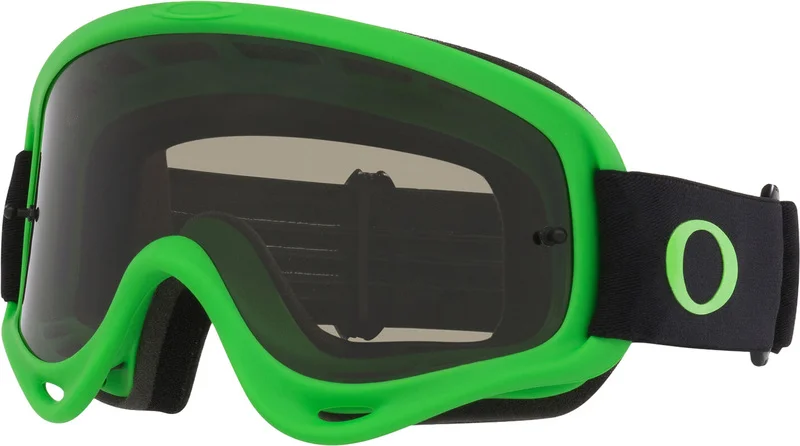Masque OAKLEY O Frame MX - Moto Green - écran Light Grey