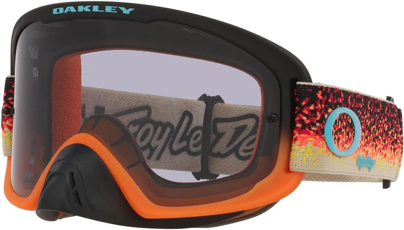 Masque OAKLEY O-Frame 2.0 Pro MX - TLD noir/orange écran gris clair