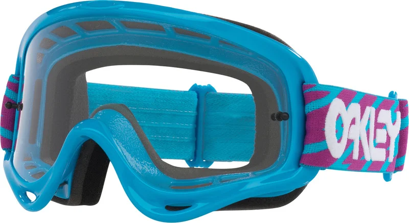 Masque OAKLEY O Frame MX - Blue Bolts - écran clair