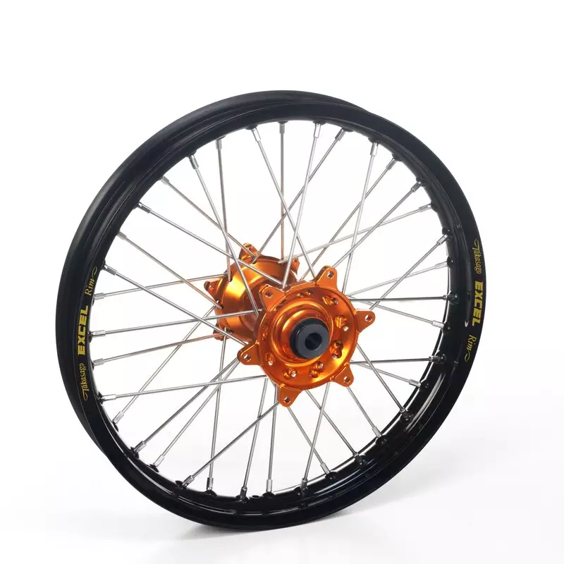 Roue arriere 19x2,15 Haan Wheels/Excel jante noire moyeu Orange KTM 450 SX-F