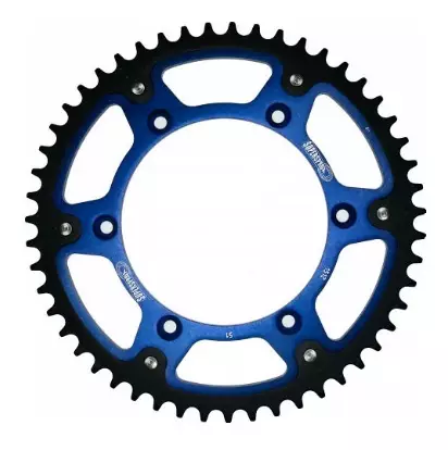 Couronne Supersprox Stealth bleu 52 dents Yamaha 250 YZ-F