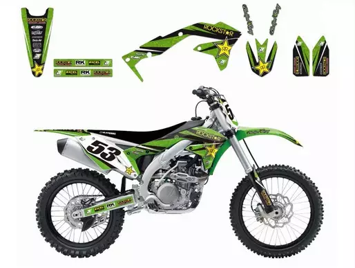 Kit deco reservoir Kawasaki Rockstar Blackbird Kawasaki 250 KX-F