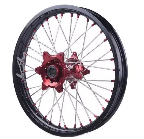 Roue arriere Kite Sport 19x2.15 noir/rouge Honda 125 CR